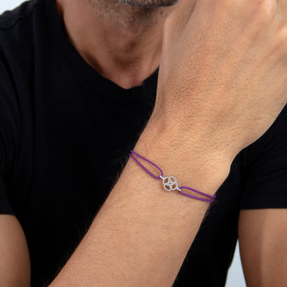 Eternity Knot Bileklik White
