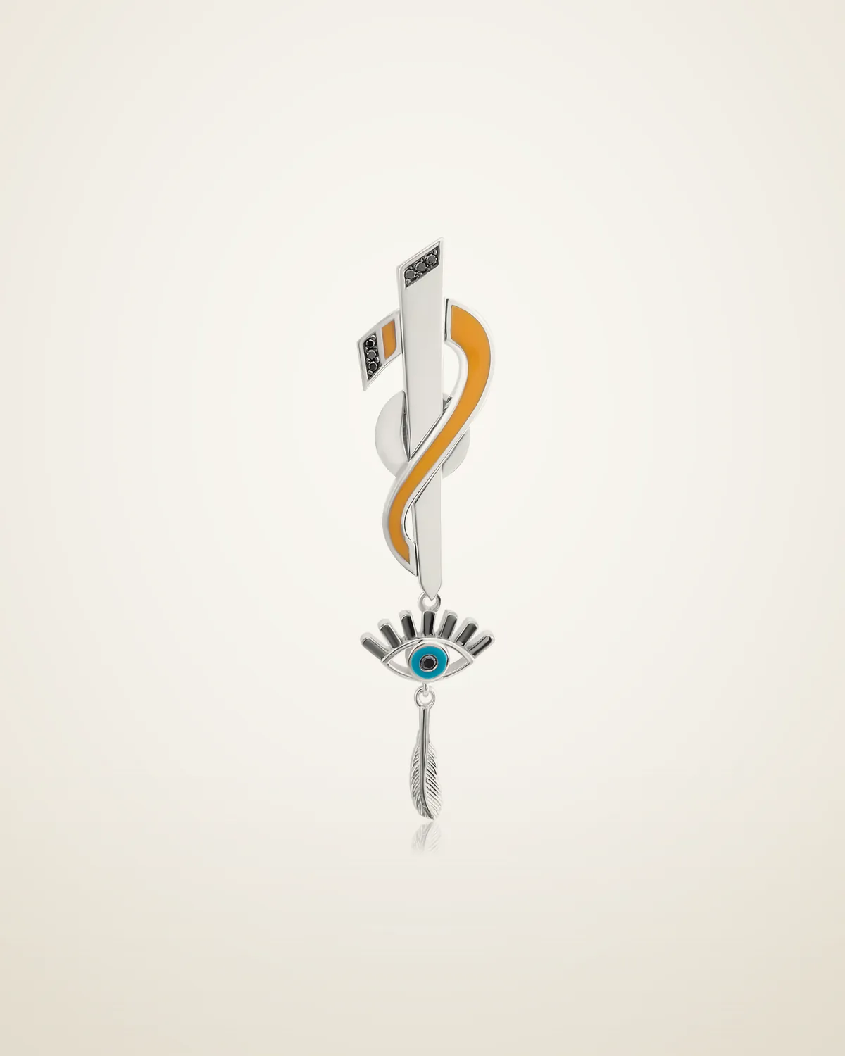 Interrobang Göz Broş