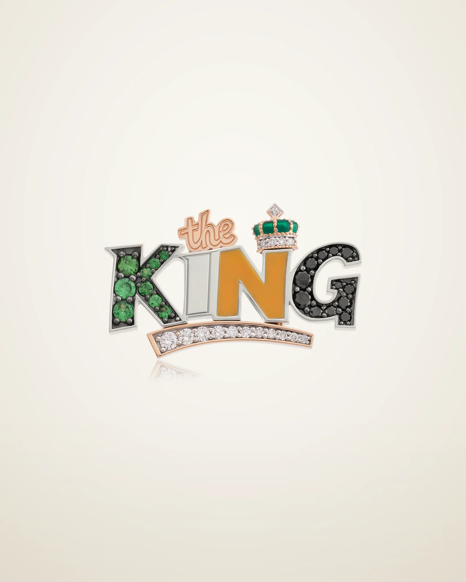 Motto Broş - The King