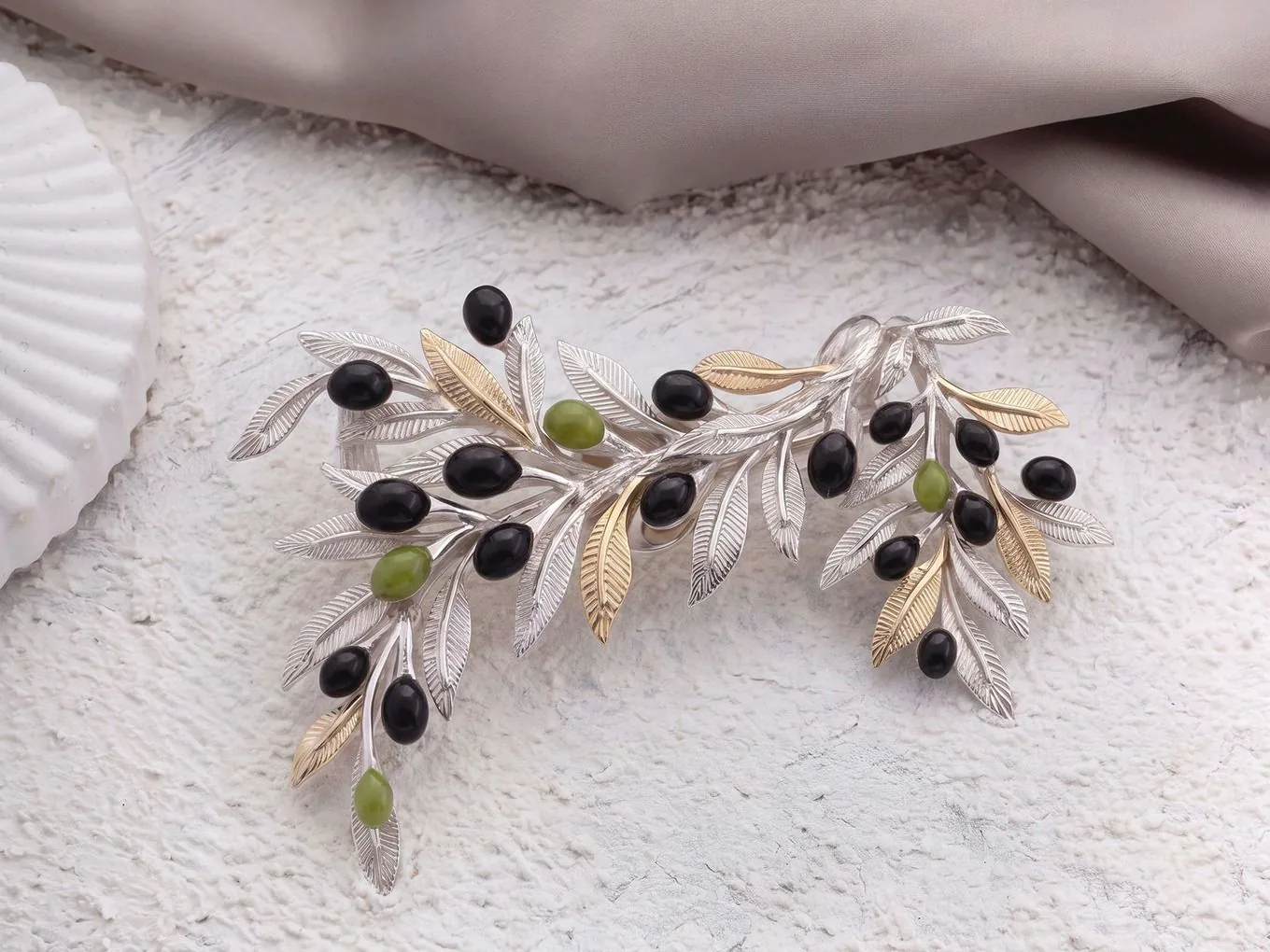 Zeytin Dalı Broş